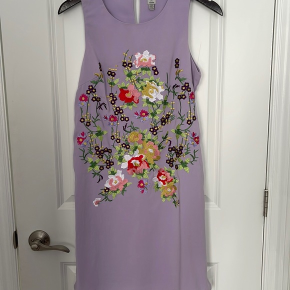 Tristan Floral Embroidered A Line Dress - Picture 1 of 7